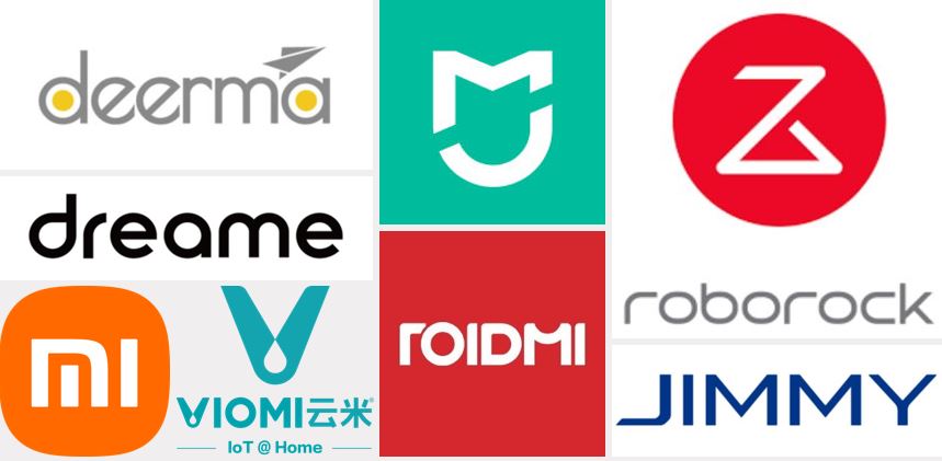 Xiaomi Ökosystem Logos Tochterfirmen Ecosystem Hersteller Marken Staubsauger