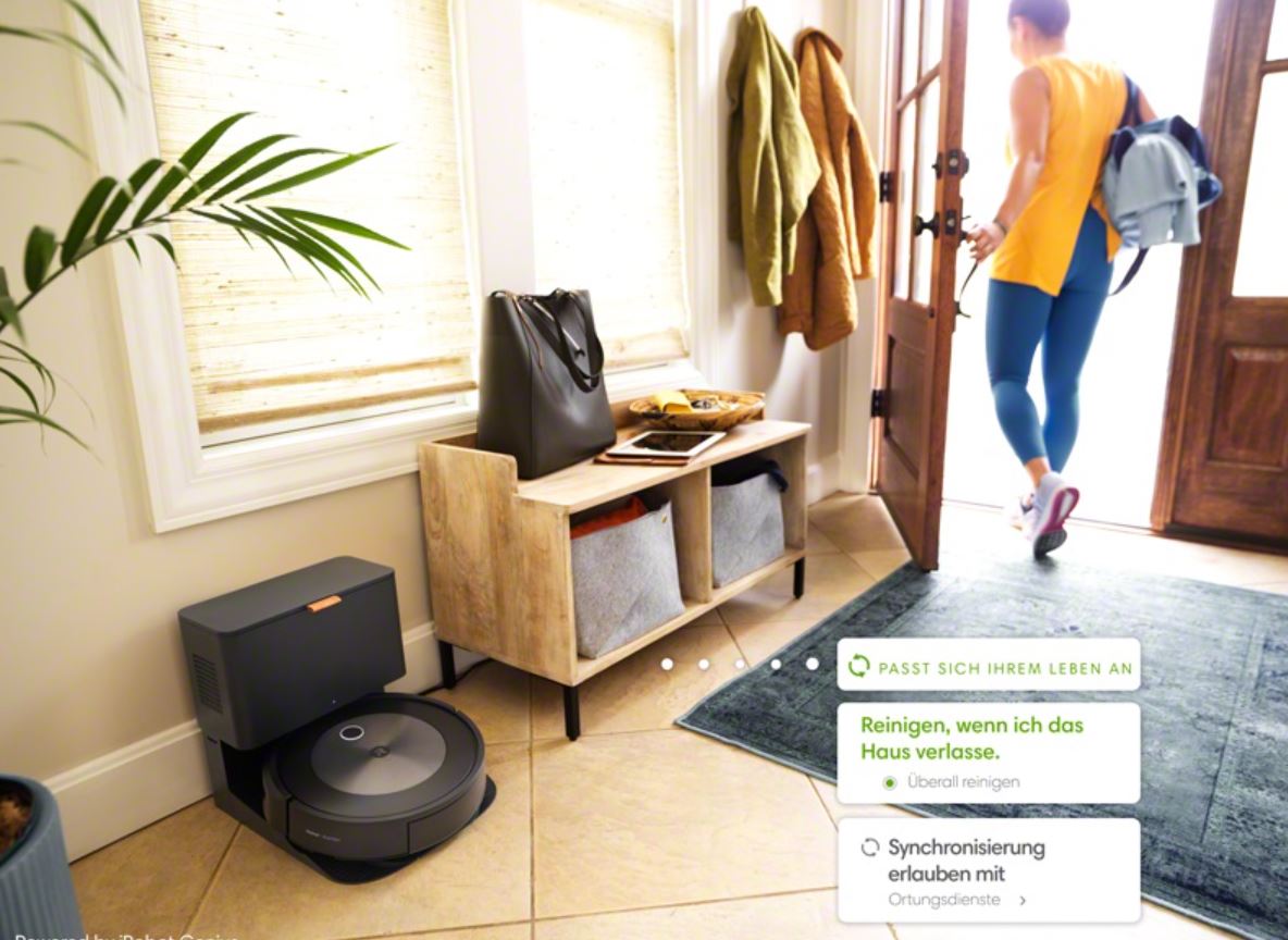 iRobot Roomba j7 Saugroboter Smart Home Einbindung Sprachsteuerung Alexa