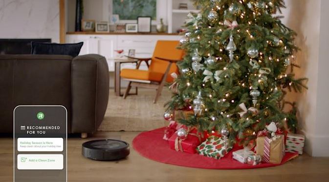 iRobot Roomba j7 Saugroboter Erkennung von Weihnachtsbäumen Update