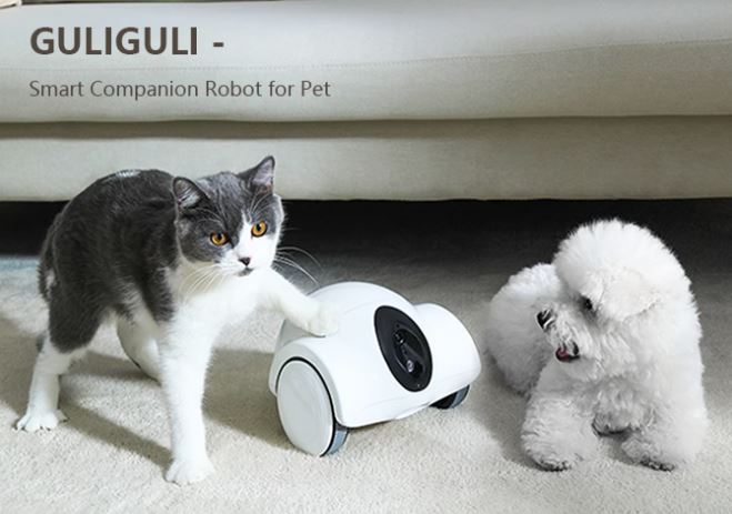 GULIGULI smarter Roboter für Haustiere Hunde Katzen
