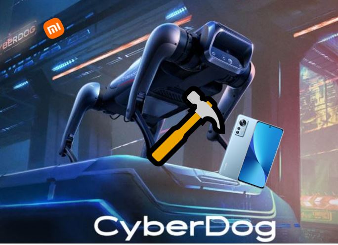 Xiaomi CyberDog Roboterhund Xiaomi 12 Smartphone Entwicklung