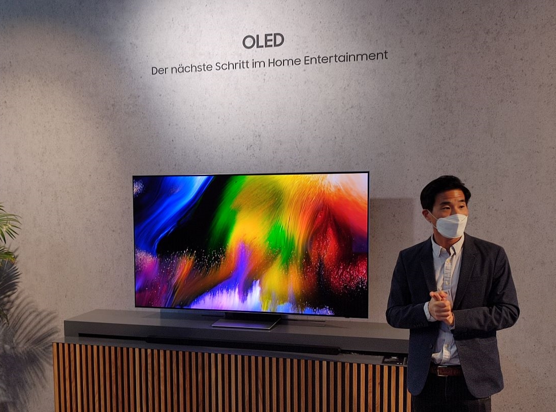 Samsung S95B QD-OLED-TV bietet eine maximale Helligkeit von 1500 nits