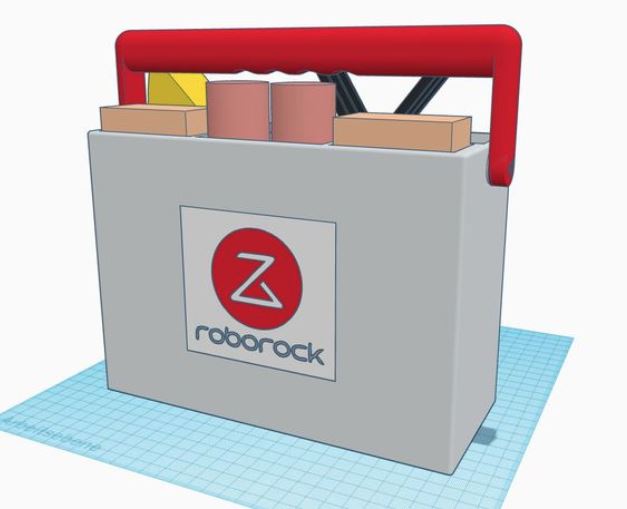 Saugroboter-Trick Aufbewahrungsbox aus 3D-Drucker Aufbewahrung Zubehör