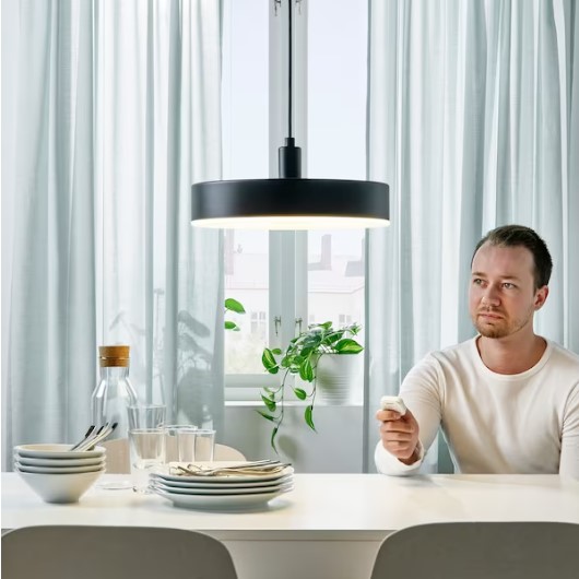IKEA Nymane Smarte LED-Hängeleuchte mit App-Steuerung