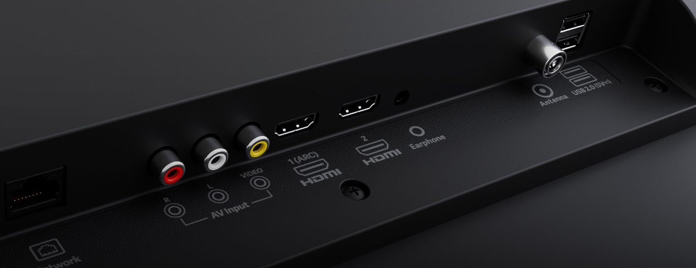 Xiaomi Smart TV 5A mit zwei HDMI-Schnittstellen