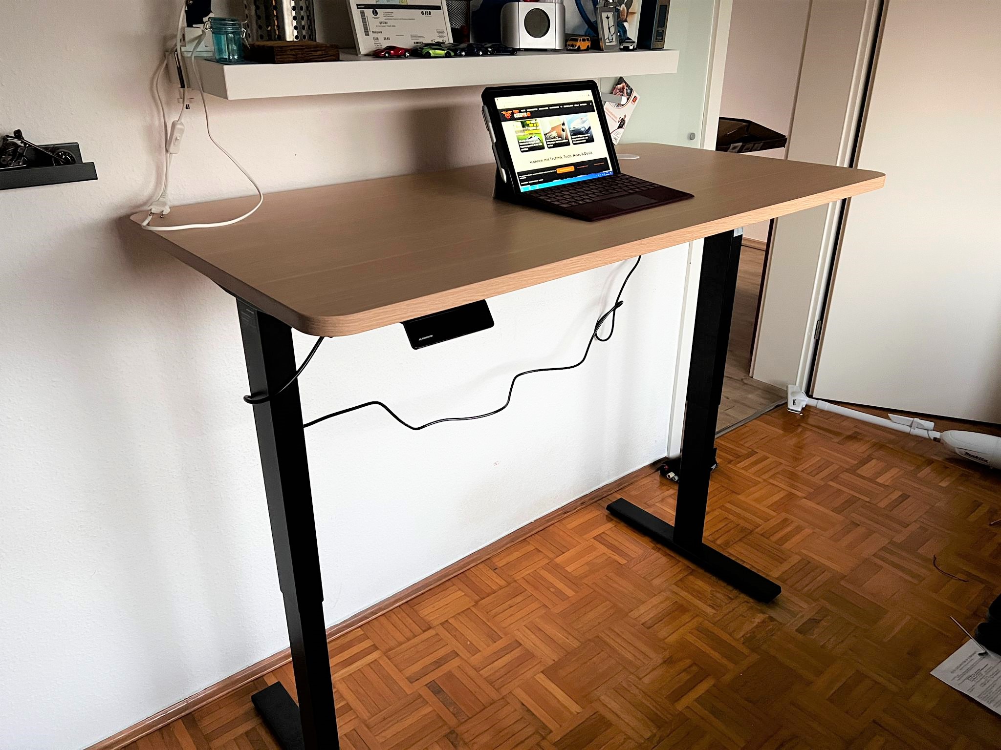 Maidesite T2 Pro elektrisch höhenverstellbarer Schreibtisch stehen und sitzen Arbeit