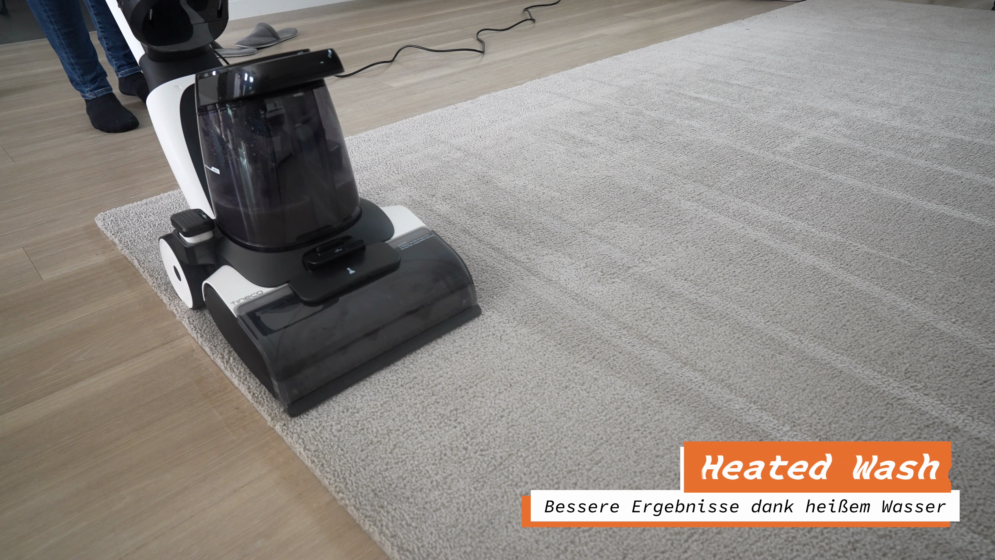 Tineco Carpet One Teppichreiniger Heated Wash Trocknungsfunktion