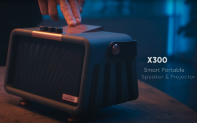 NOMVDIC X300: 2-in-1 Mobiler Projektor und Lautsprecher im Crowdfunding