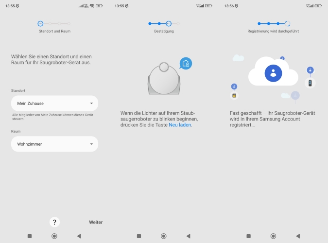 Samsung Jet Bot AI+ Saugroboter SmartThings App WLAN Einbindung