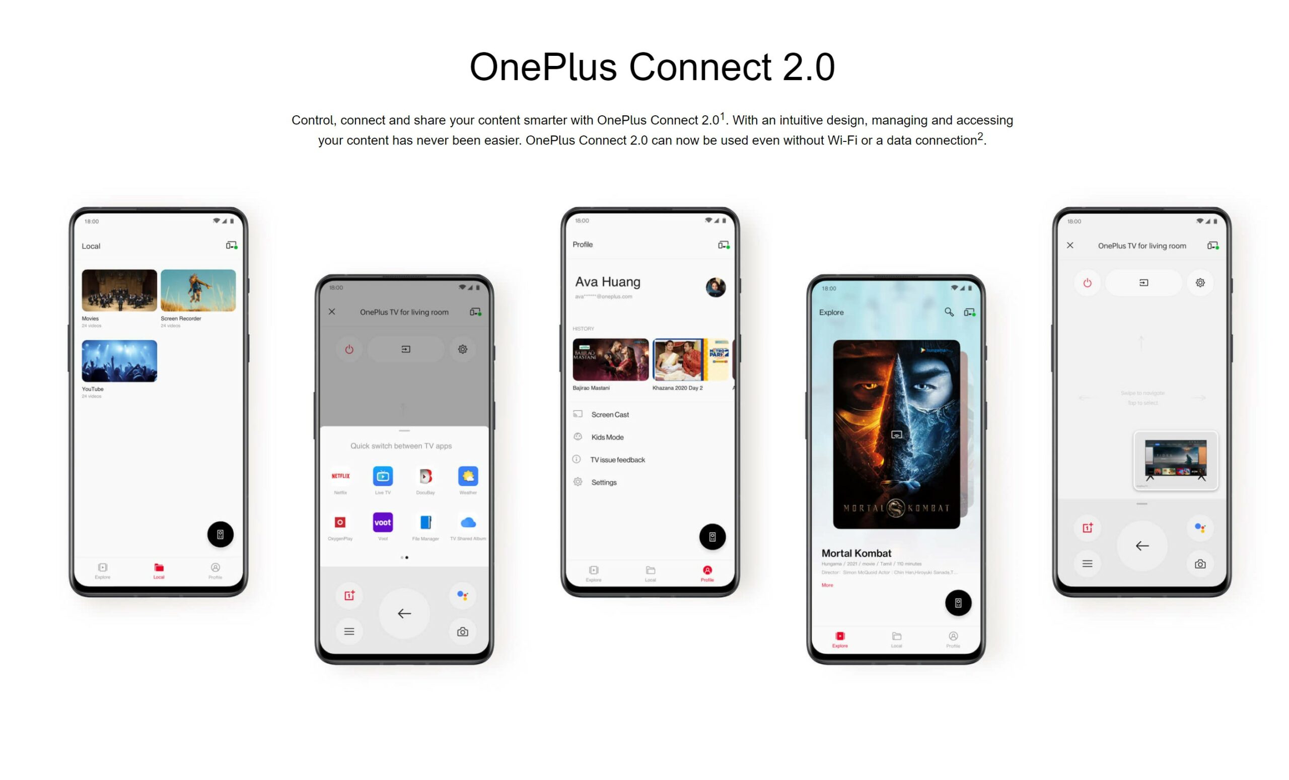 OnePlus Y1S Pro Smart-TV mit App-Steuerung