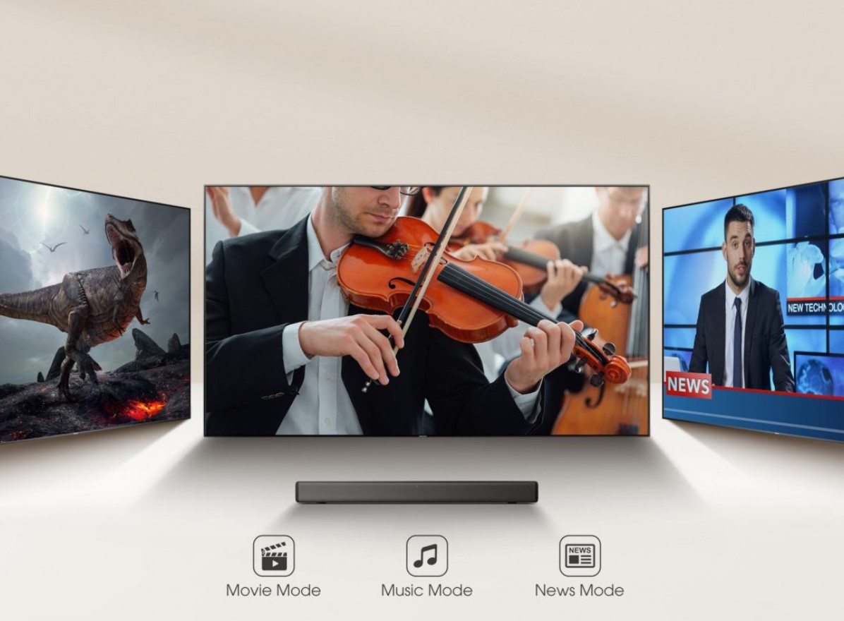 Hisense HS214 TV-Soundbar mit 80 W und drei Klangmodi