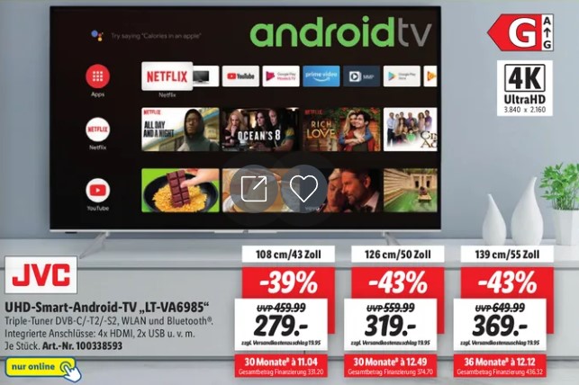 JVC Smart-TV bei LIDL im Angebot