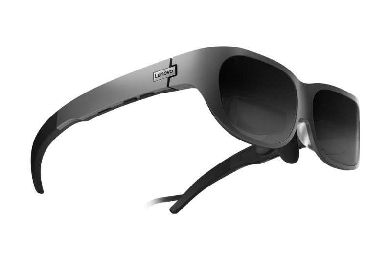 Lenovo Glasses T1 mit Micro-OLED-Display und getönten Glässern