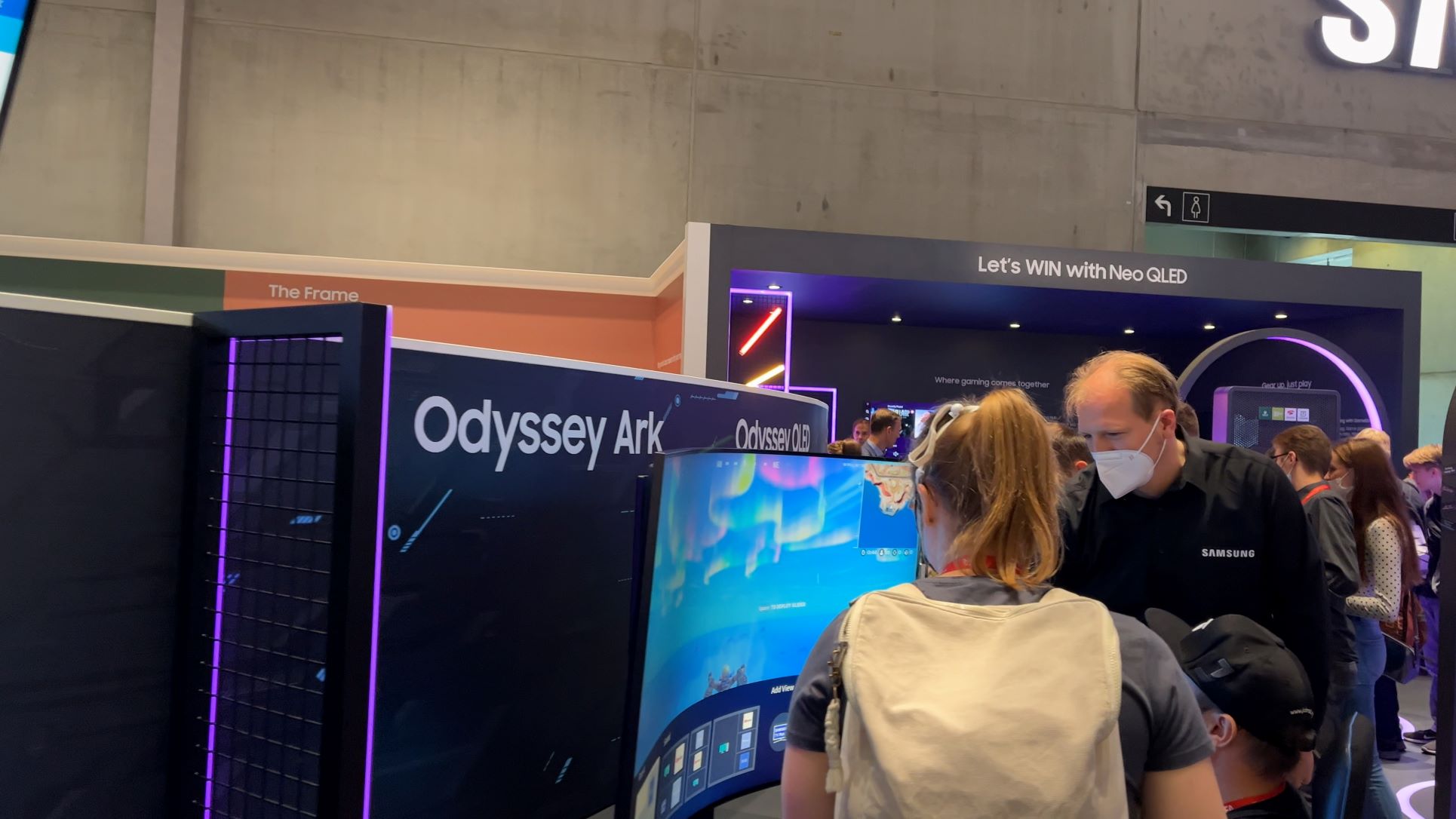 Samsung Ark Odyssey 55 Zoll Gaming-Monitor mit MINI LEDs