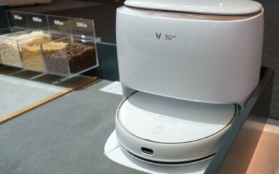Viomi Alpha 3 Wisch-Saugroboter hebt Wischmodul auf Teppichen an