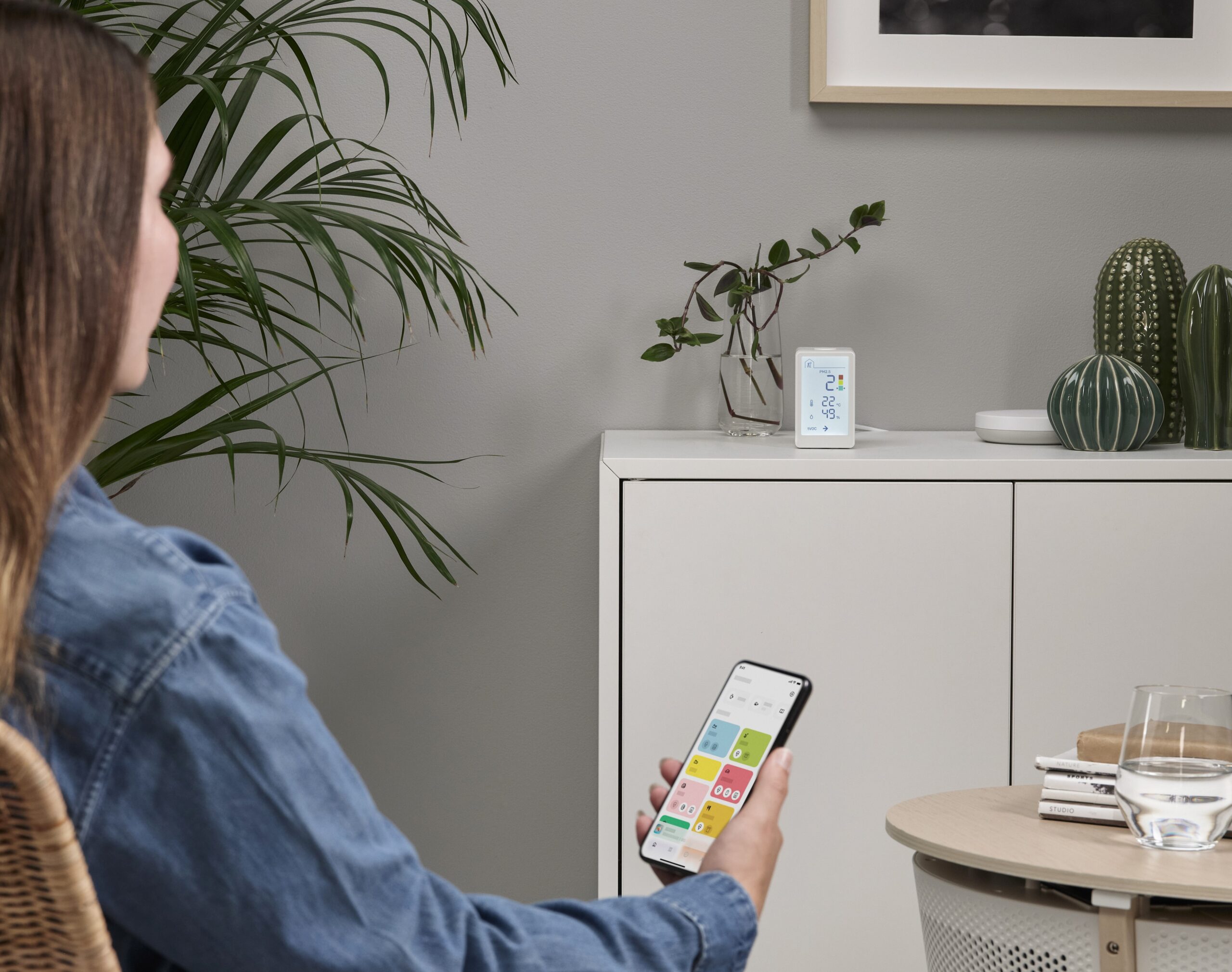 IKEA VINDSTYRKA Luftsensor mit App-Steuerung