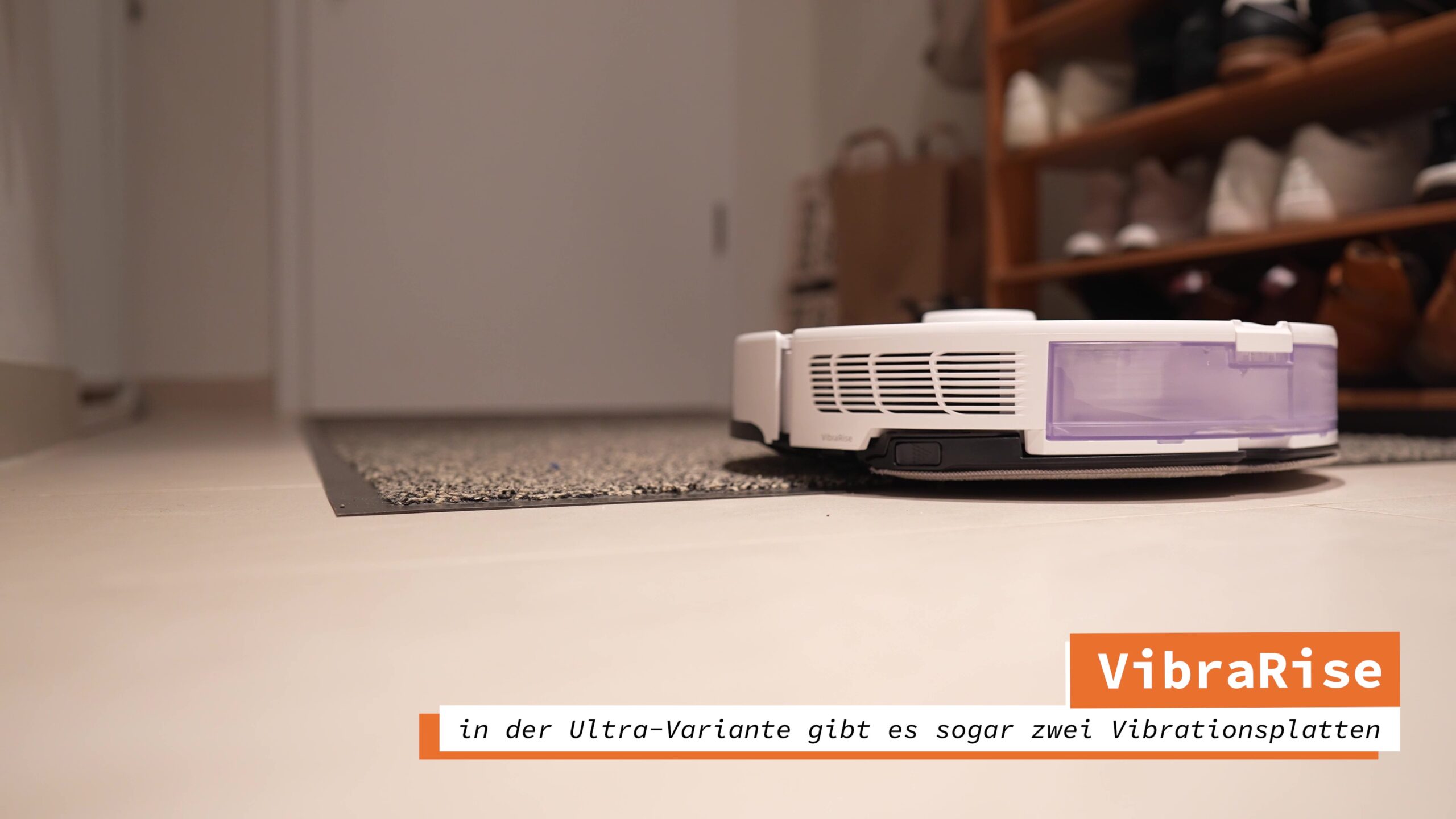 Roborock S8 VibraRise hebt die Wischfunktion auf Teppiche an