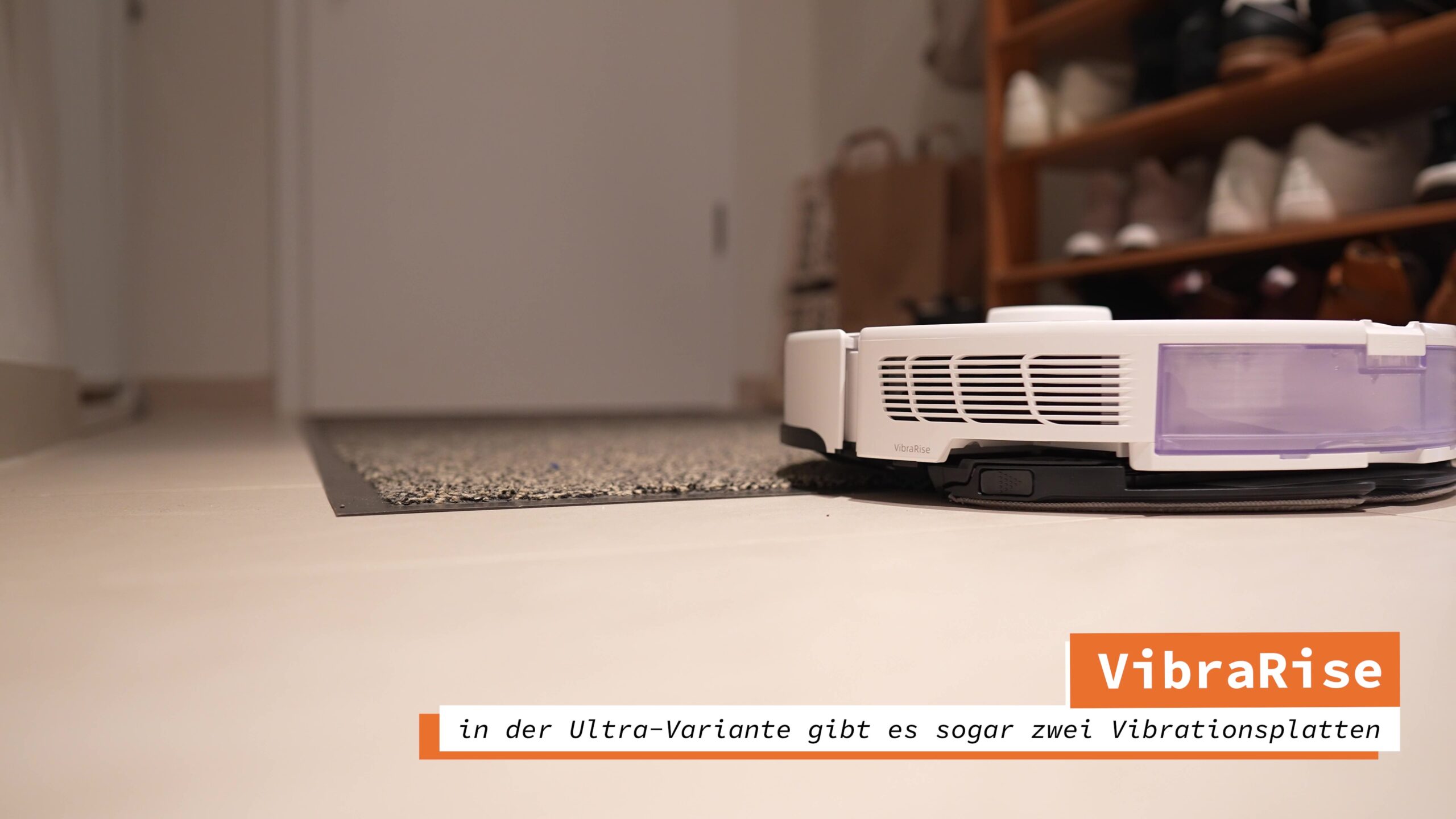 Roborock S8 VibraRise hebt die Wischfunktion auf Teppiche an