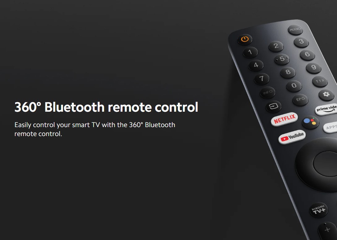 Xiaomi TV A Pro mit Bluetooth Fernbedienung
