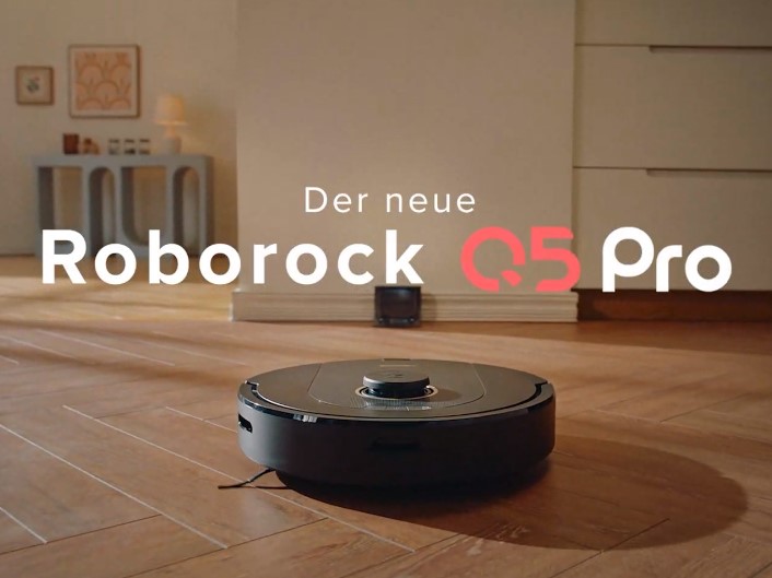 Roborock Q5 Pro Saugroboter mit 5.500 pa Saugkraft und DuoRolle