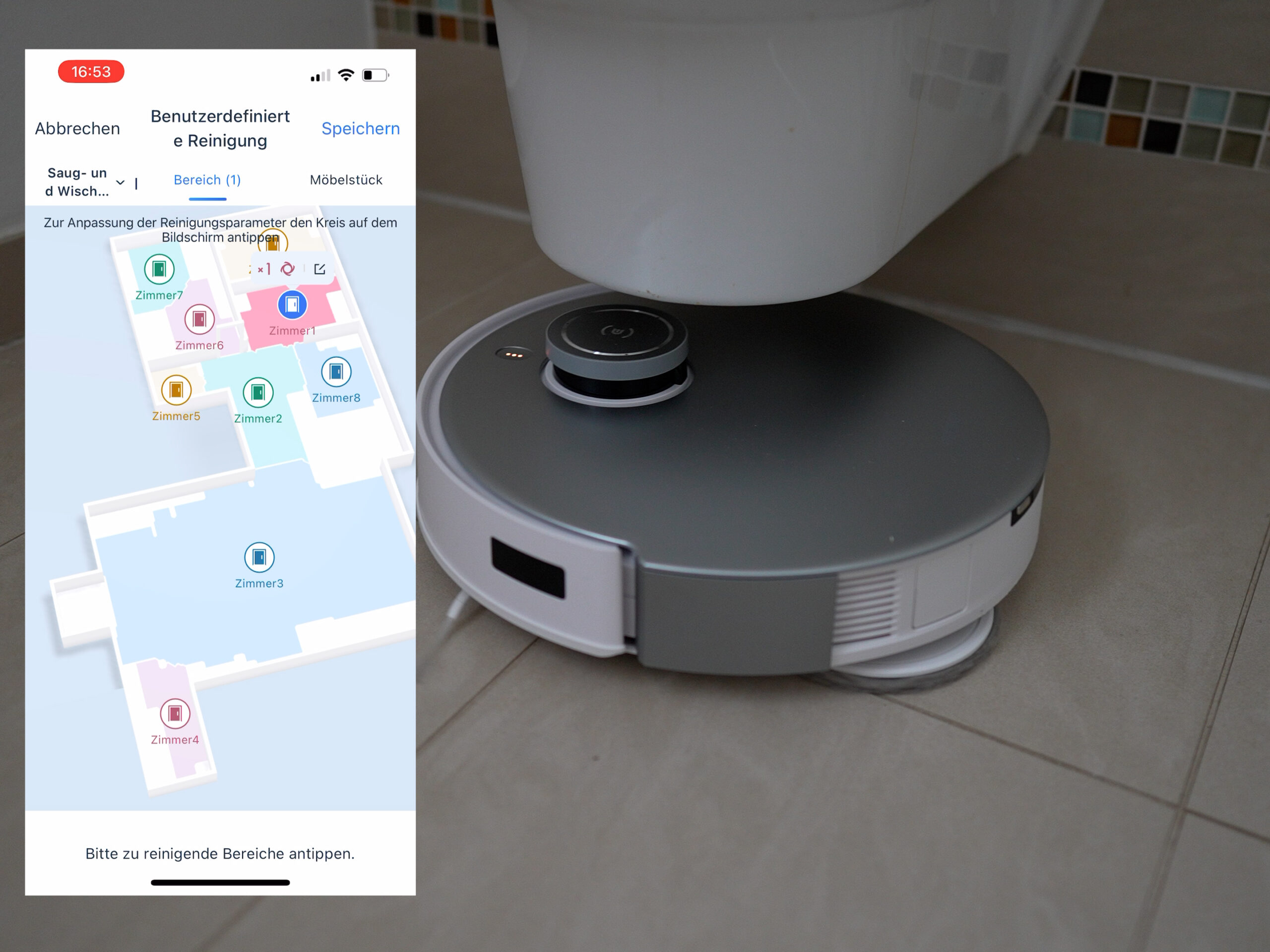 Ecovacs Deebot T20 Omni Saugroboter mit 3D-Mapping