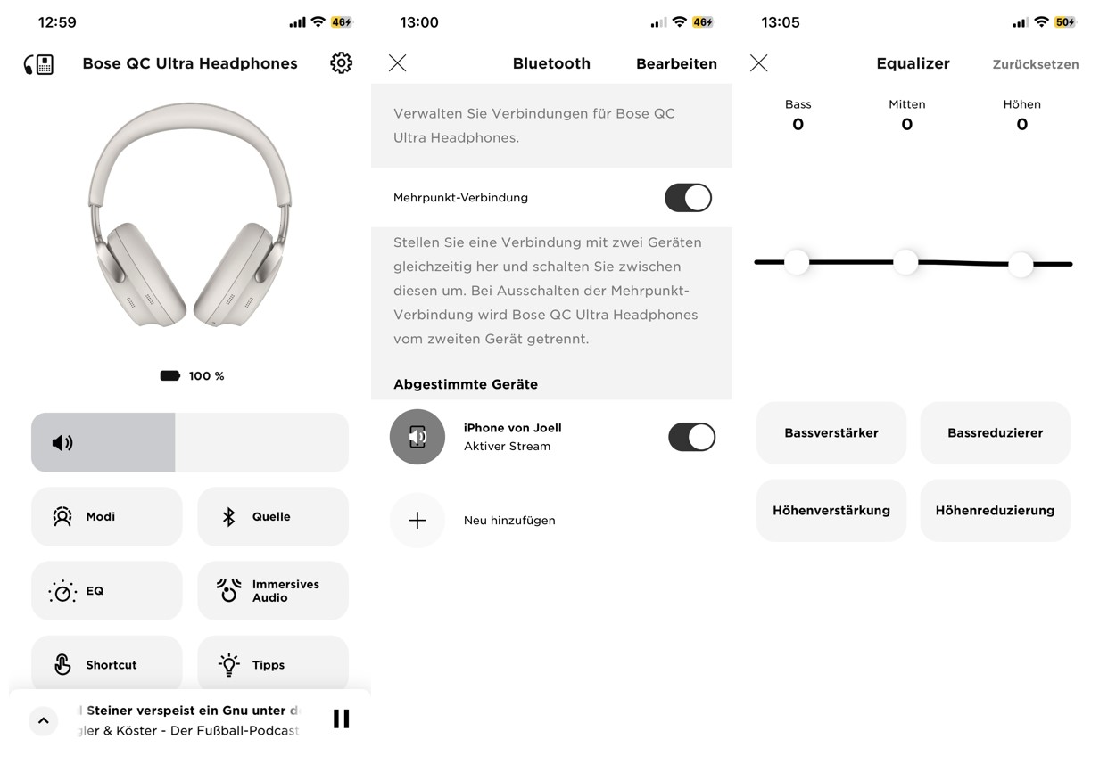 Bose QuietComfort Ultra Kopfhörer mit App-Steuerung