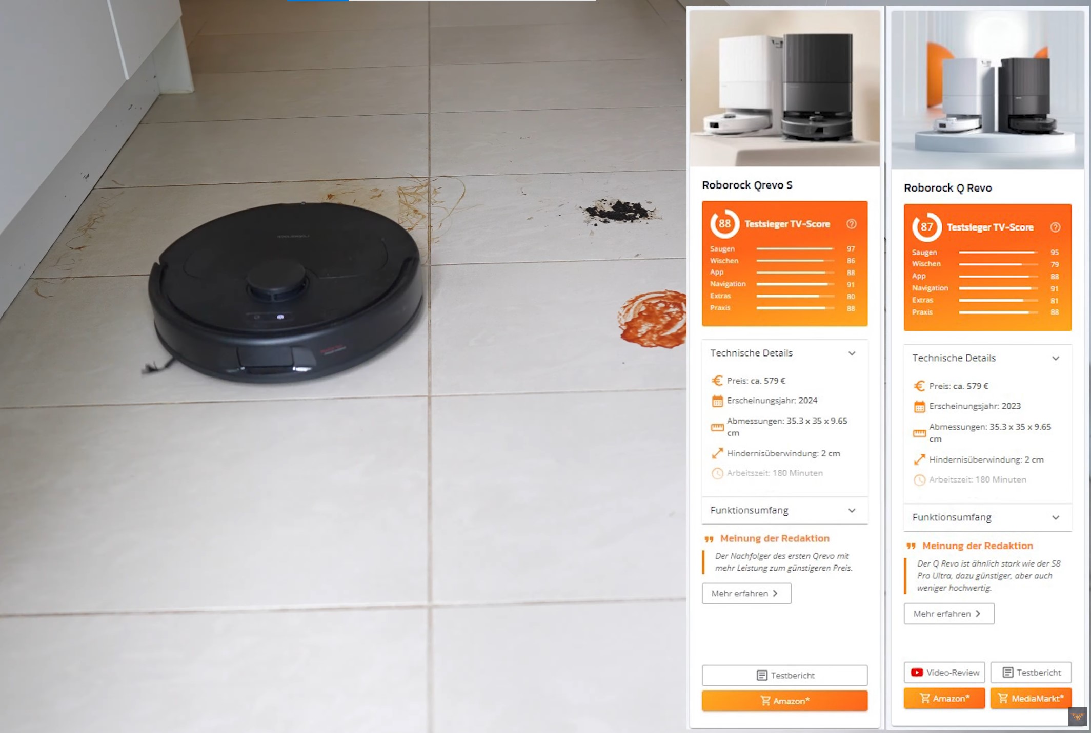 Roborock Qrevo vs. Qrevo S im Test und Vergleich